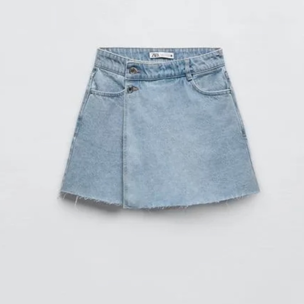 Zara denim skort